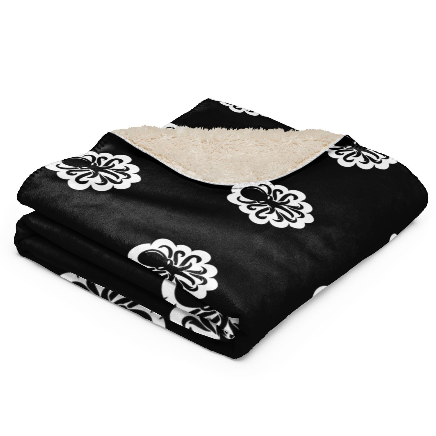 Sherpa blanket Black