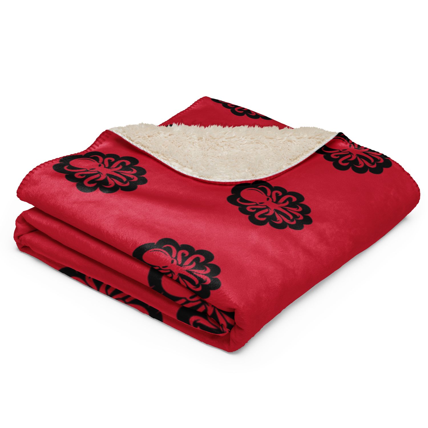 Sherpa blanket Red