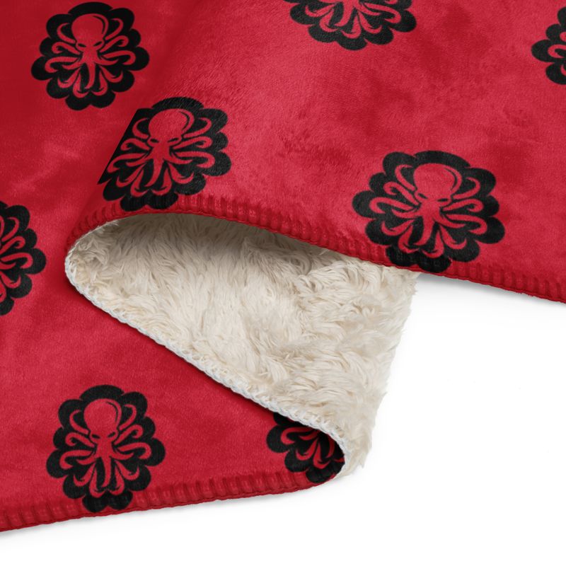 Sherpa blanket Red
