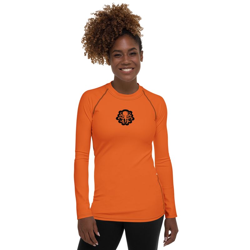 Women&#39;s Rash Guard Orange