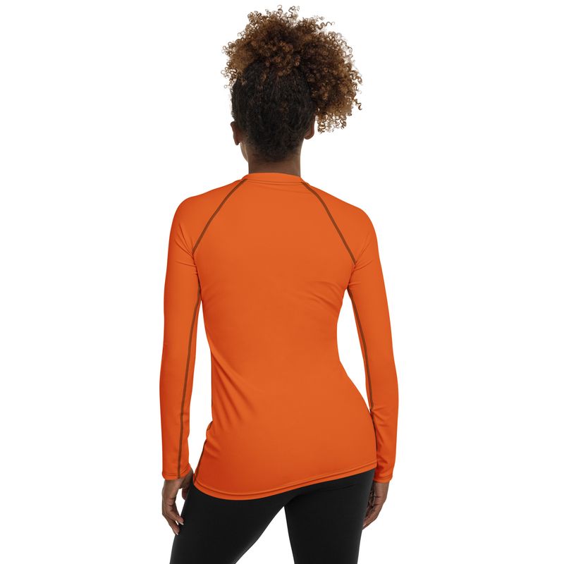 Women's Rash Guard Orange