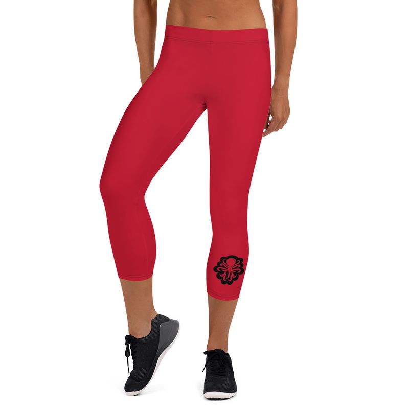 Leggings 3/4 Red