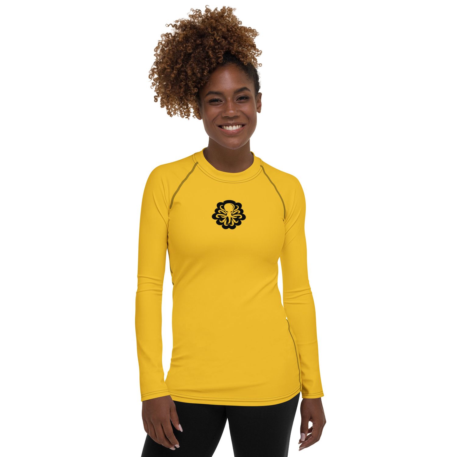 Women&#39;s Rash Guard Yellow