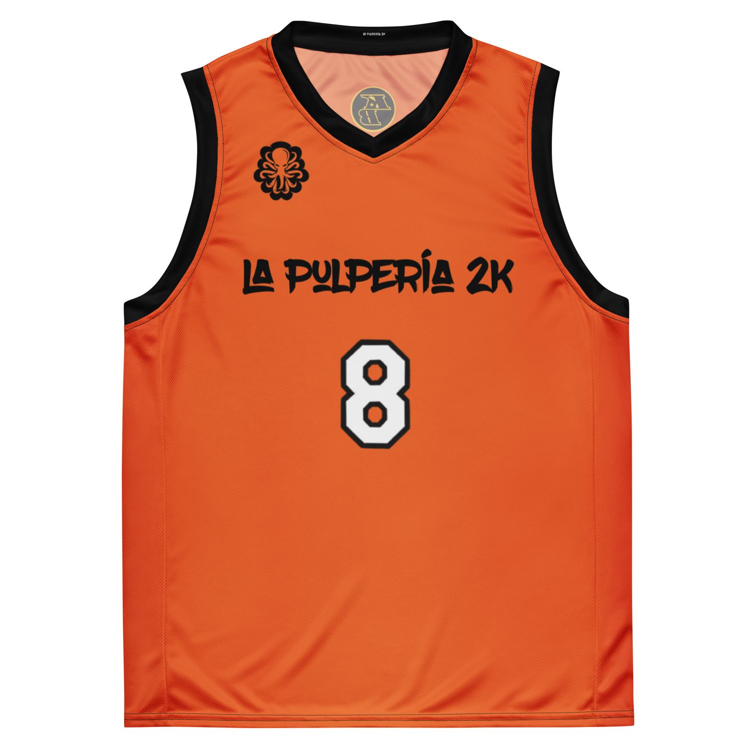 8-24 Basketball Jersey Orange