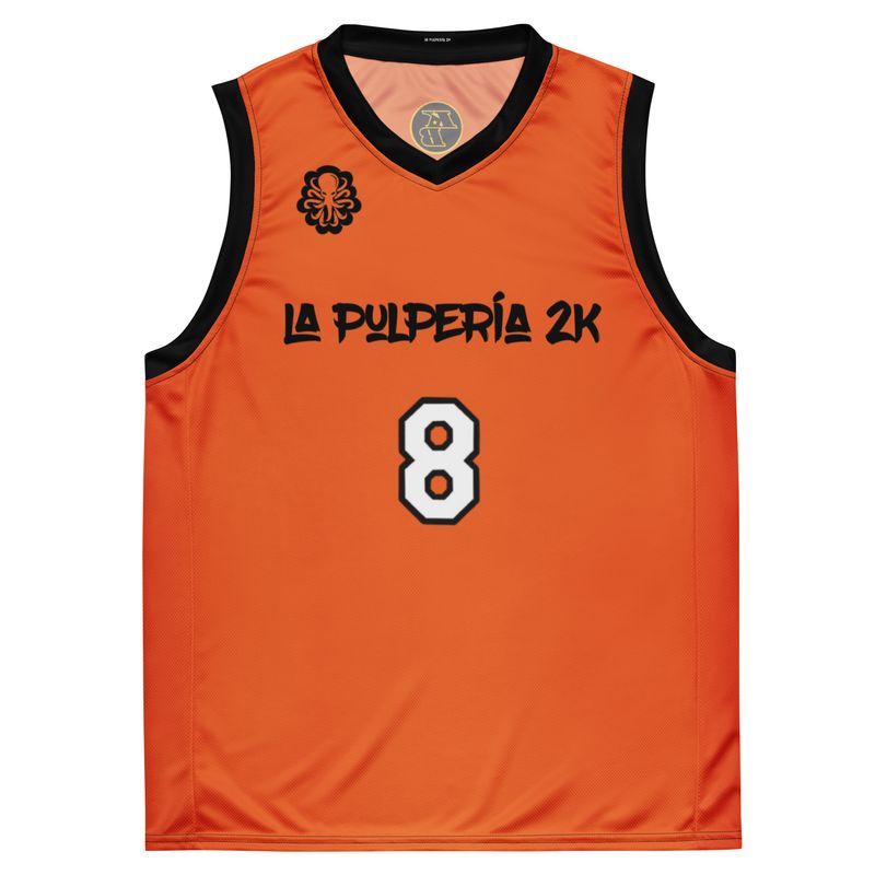8-24 Basketball Jersey Orange