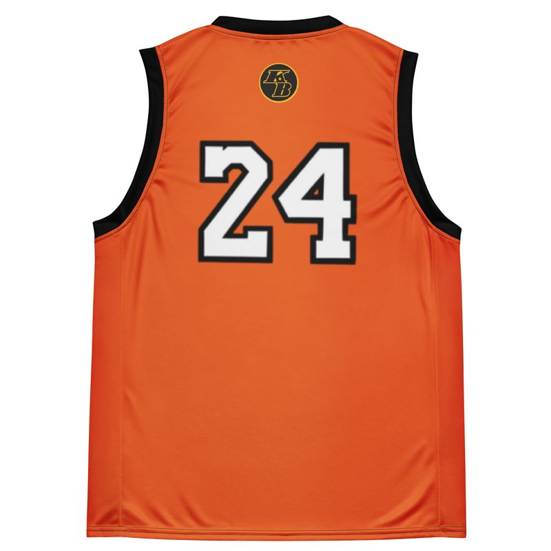 8-24 Basketball Jersey Orange