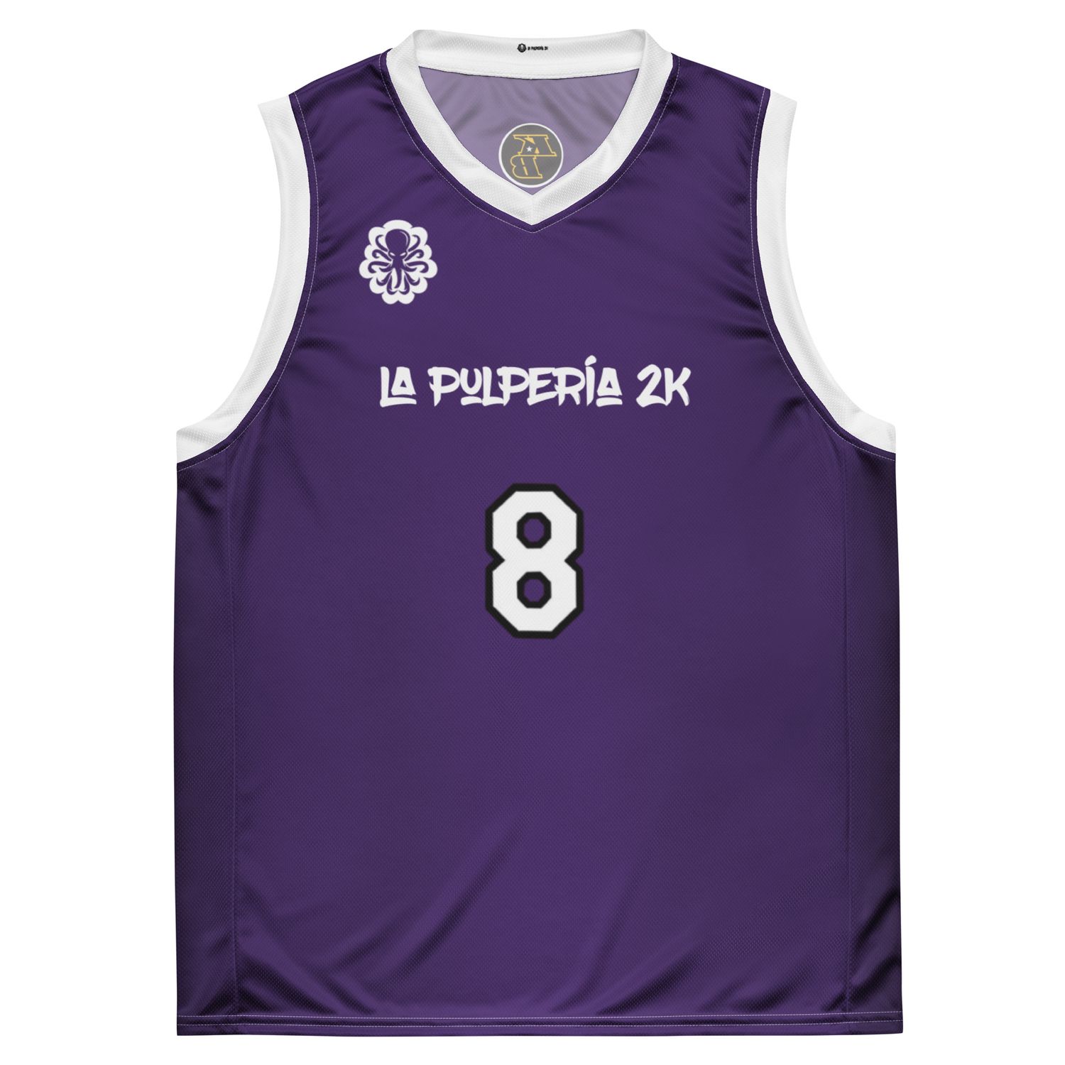 8-24 Basketball Jersey Purple