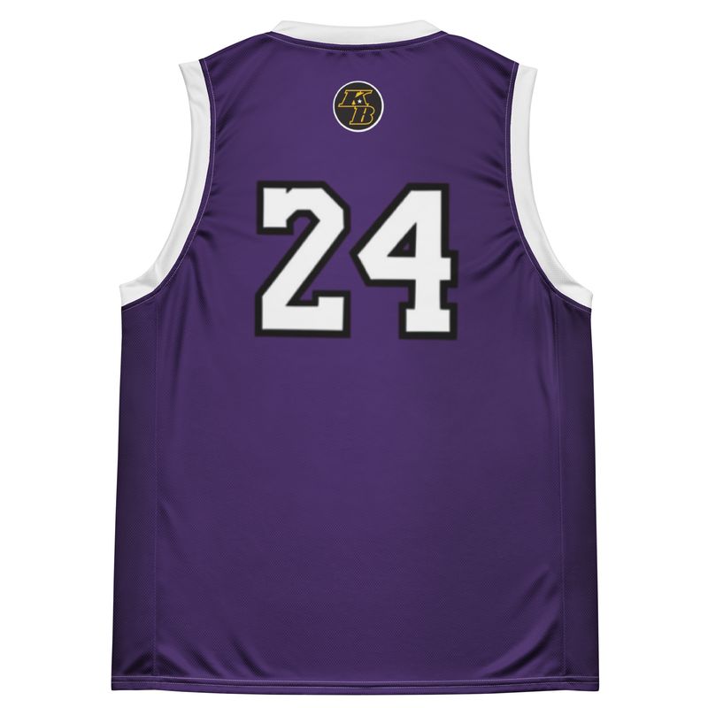 8-24 Basketball Jersey Purple