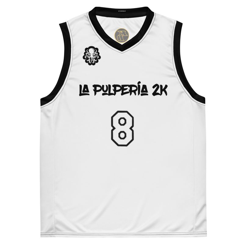 8-24 Basketball Jersey White