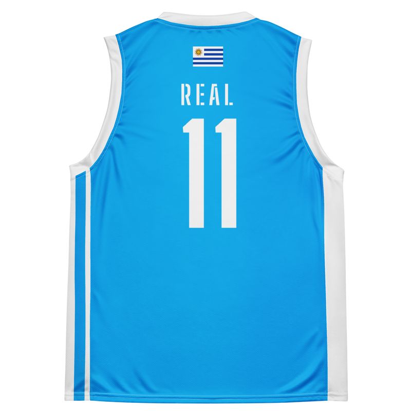 Real Basketball jersey La Celeste B