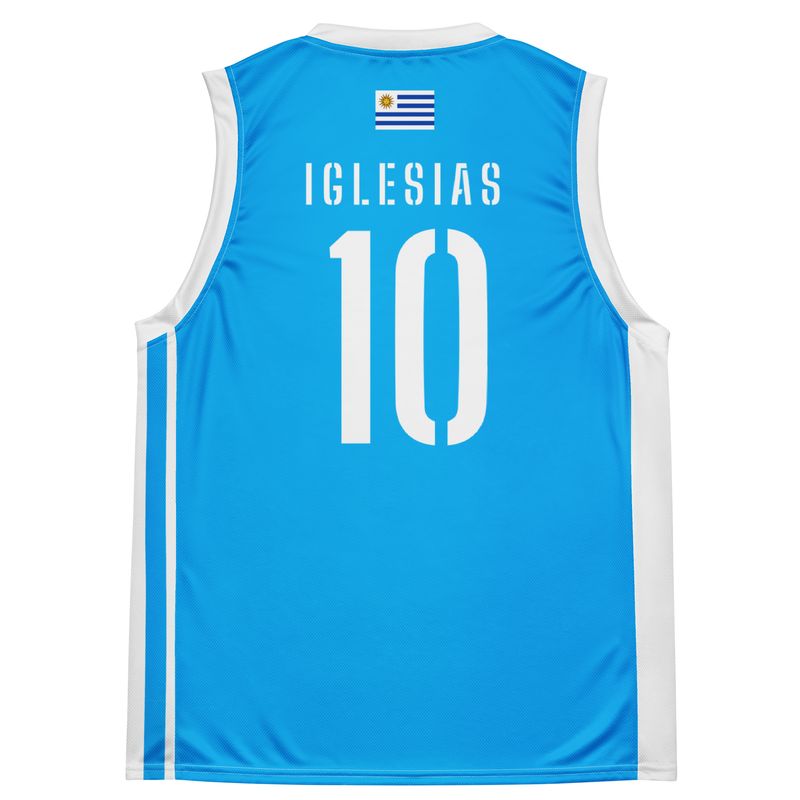 Iglesias Basketball jersey La Celeste B