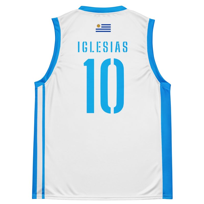 Iglesias Basketball jersey La Celeste W