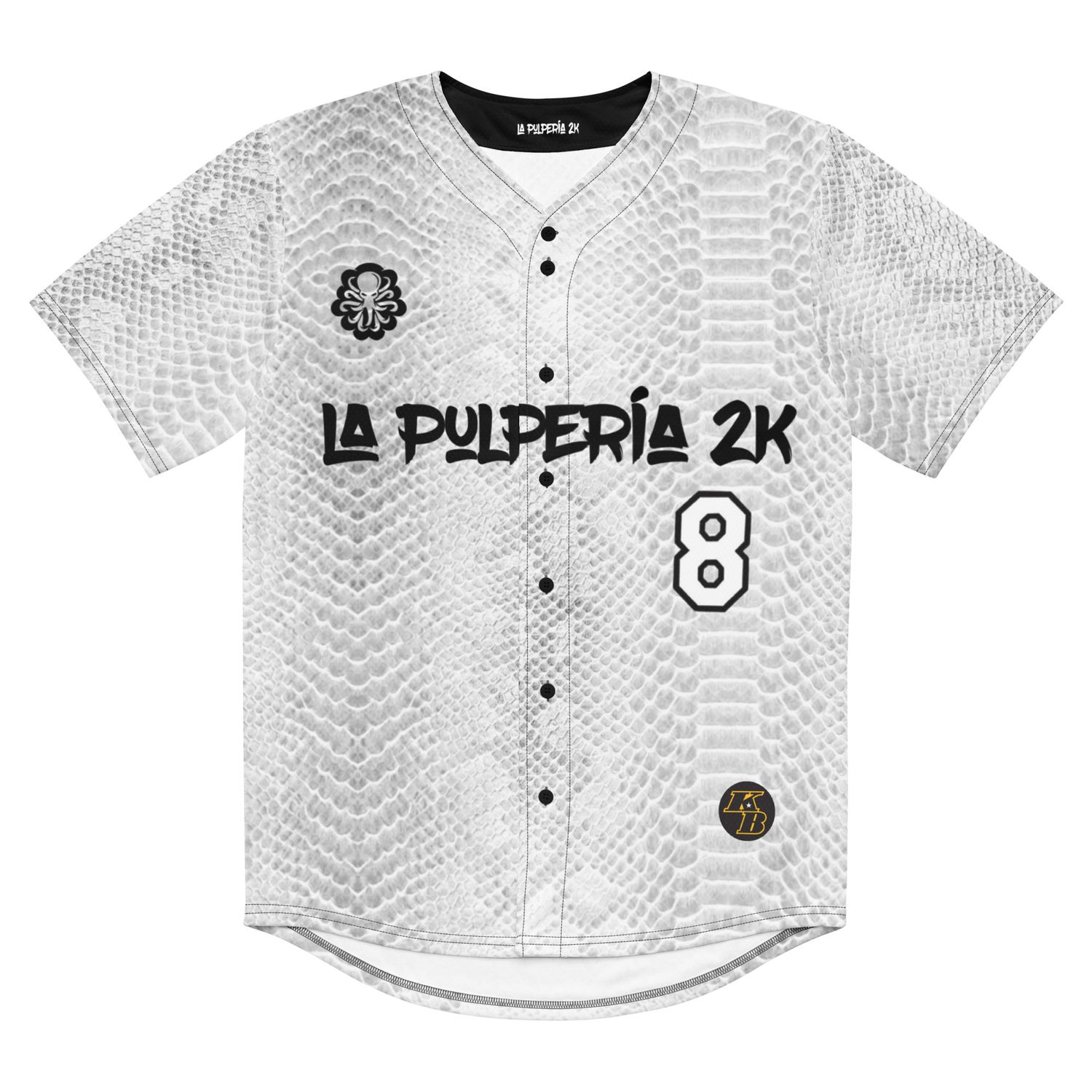 8-24 baseball Jersey white Mamba