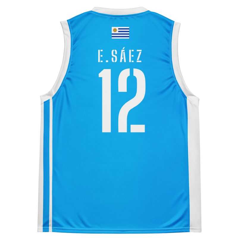 E. Sáez basketball jersey La Celeste B