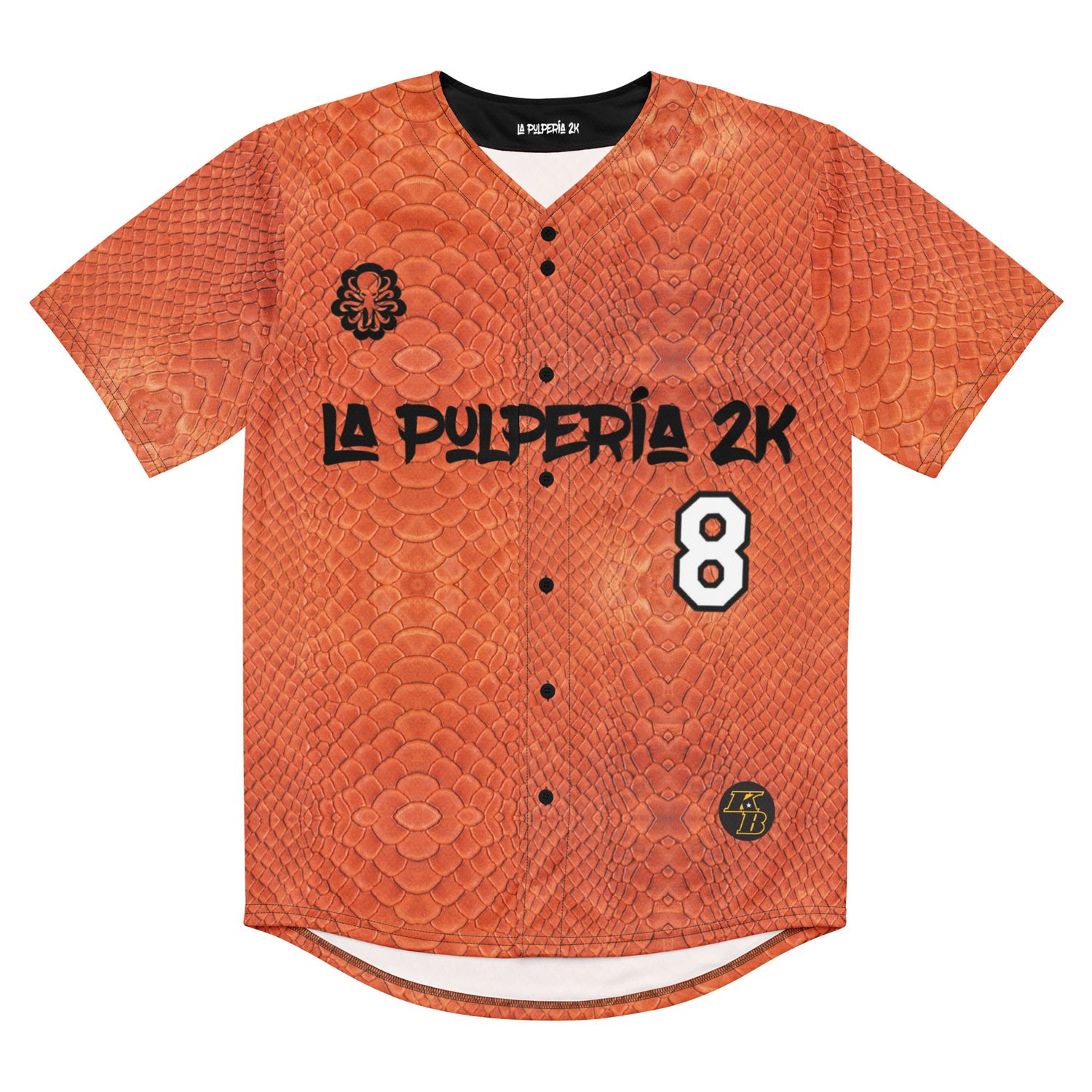 8-24 baseball jersey Orange Mamba