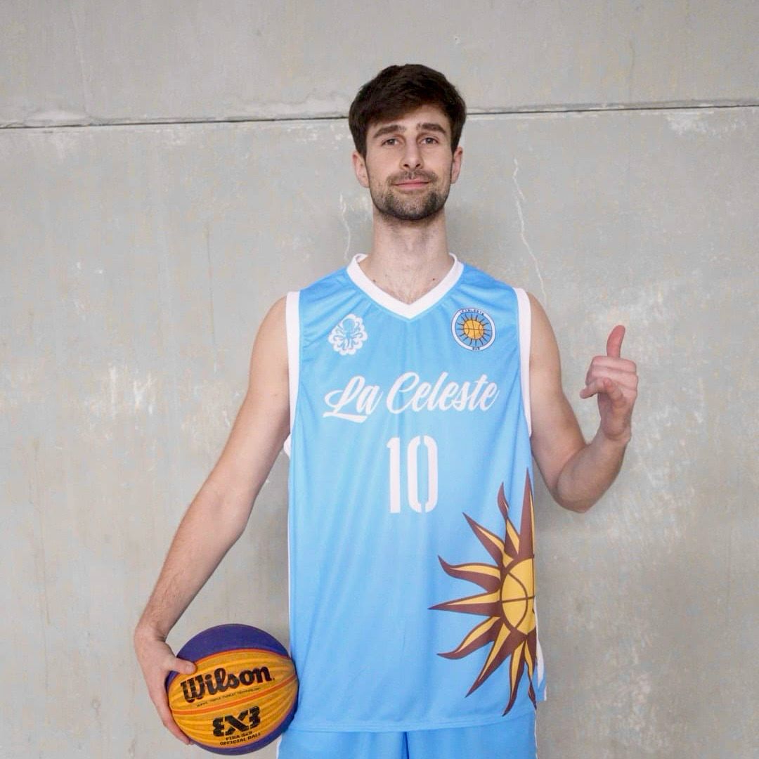 Galiano Basketball jersey La Celeste B