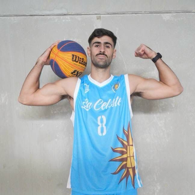Navadian Basketball jersey La Celeste B