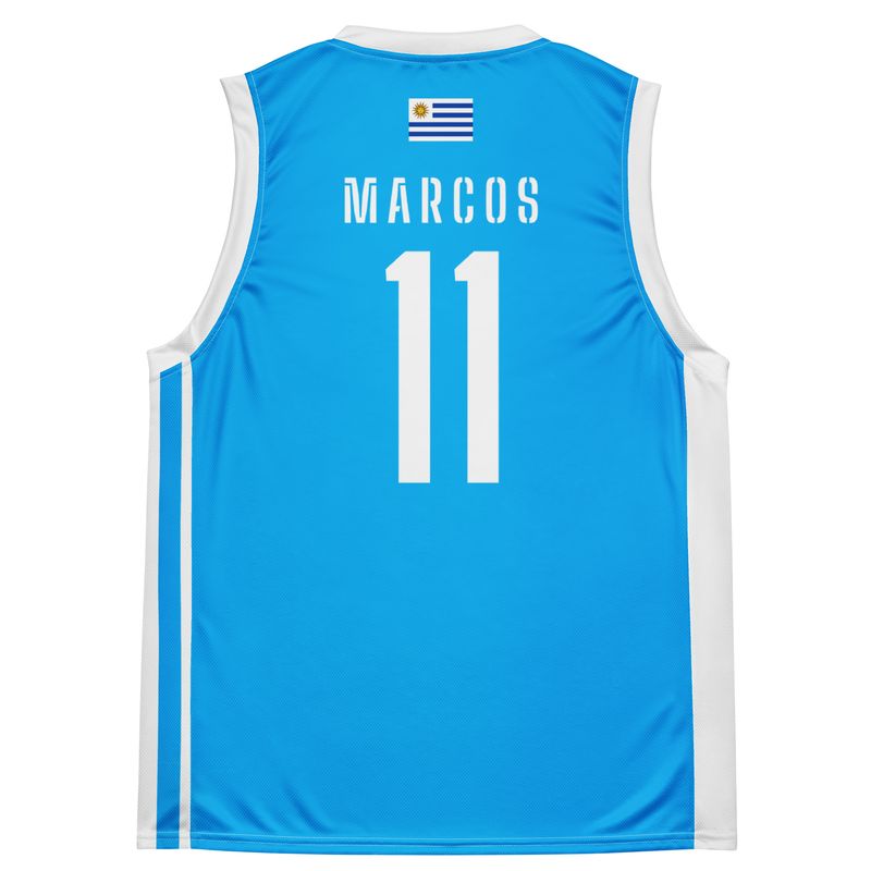 Marcos basketball jersey La Celeste B