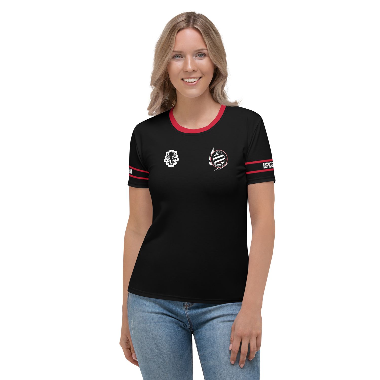 Women&#39;s warm up T-shirt TV Weil