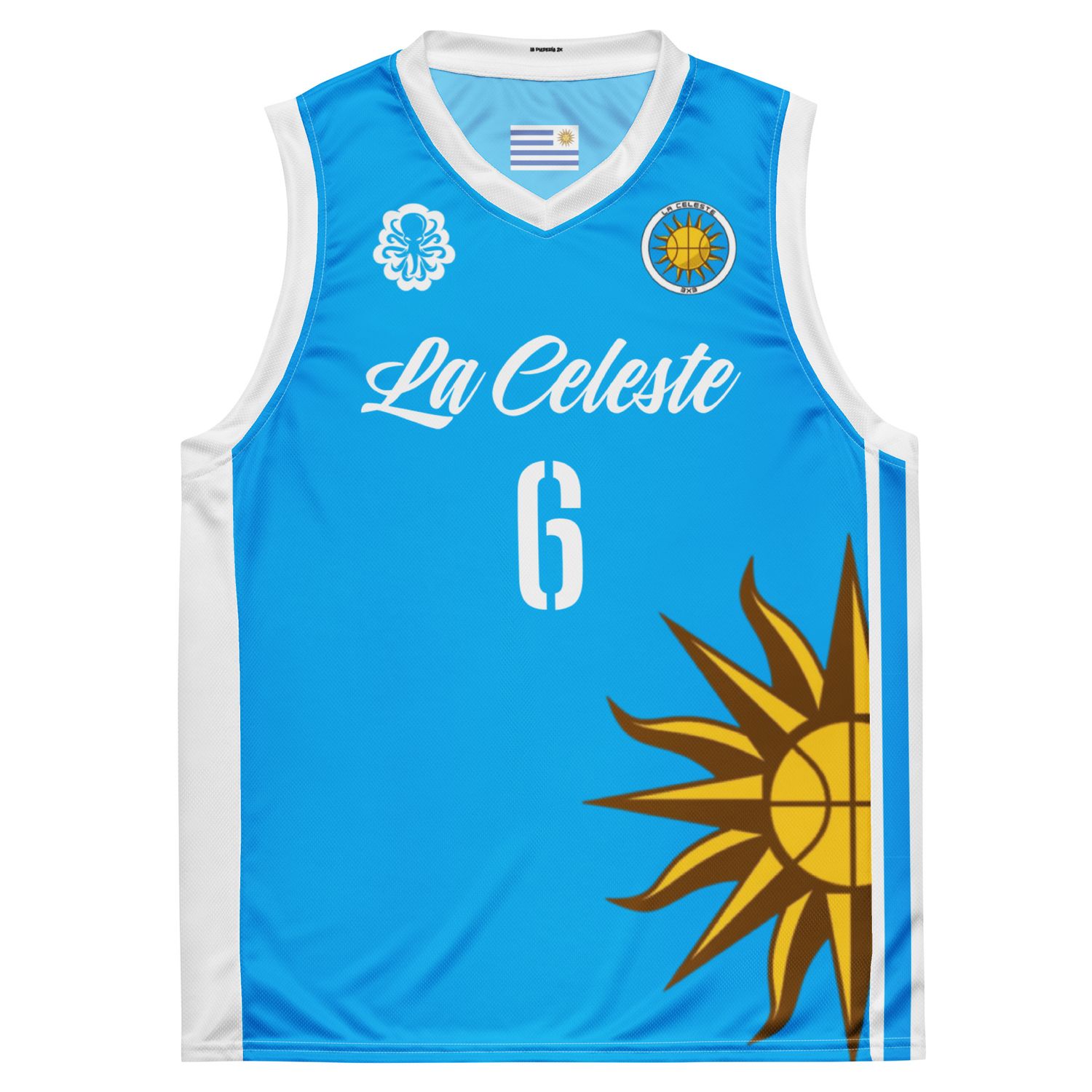 Maio unisex basketball jersey La Celeste B