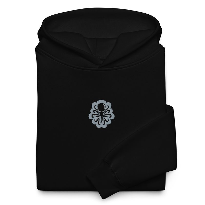 Unisex oversized hoodie Central Logo Silver