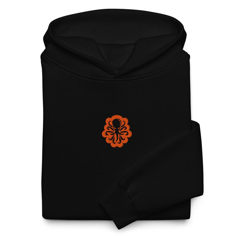 Unisex oversized hoodie Central Logo Orange