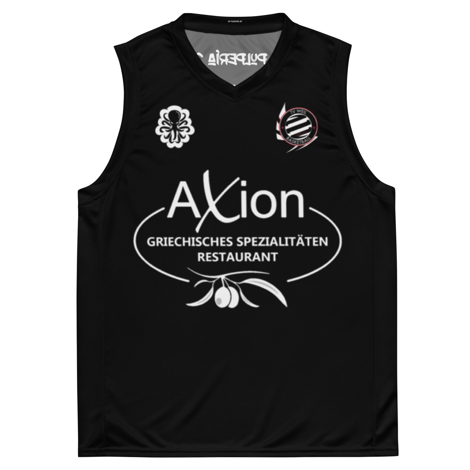 Unisex basketball Black jersey TV Weil