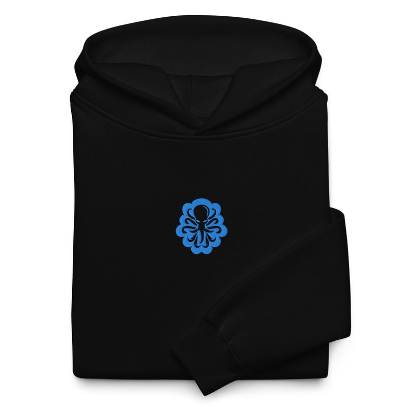 Unisex oversized hoodie Central Logo Turquoise