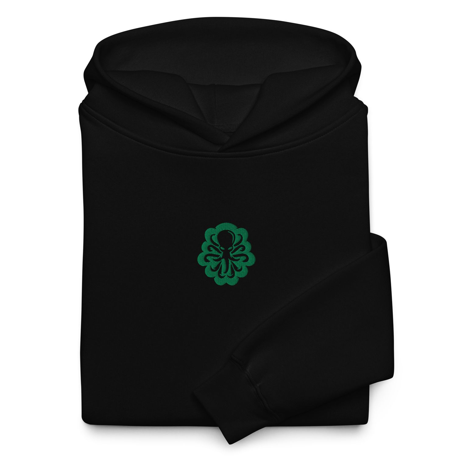 Unisex oversized hoodie Central Logo Green