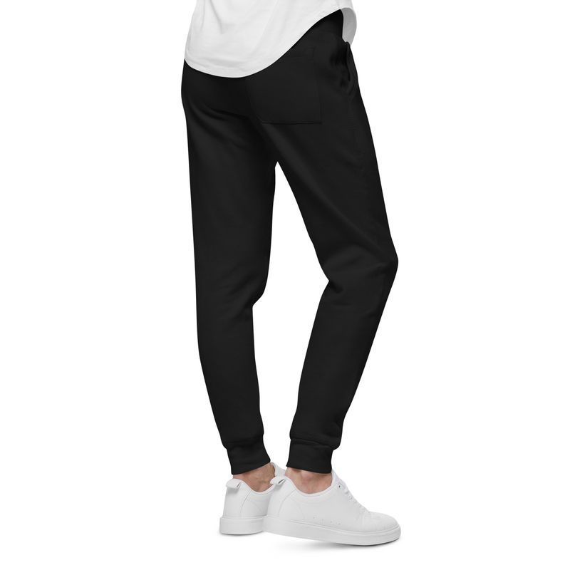 Unisex fleece sweatpants Pink logo