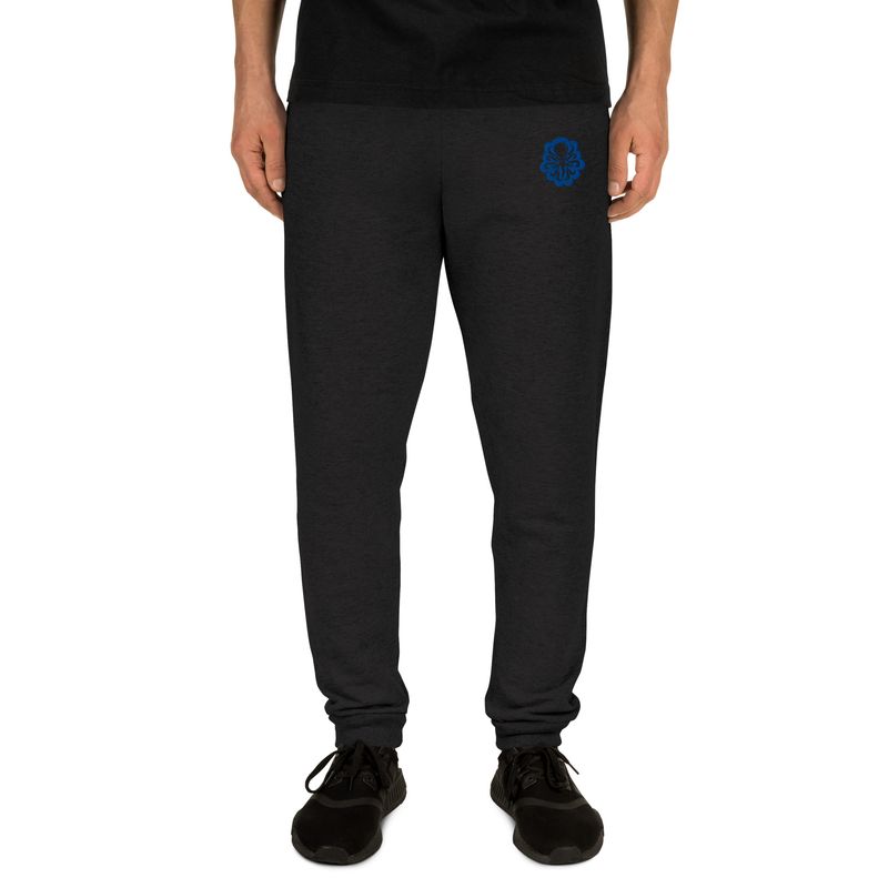 Unisex Joggers Blue logo