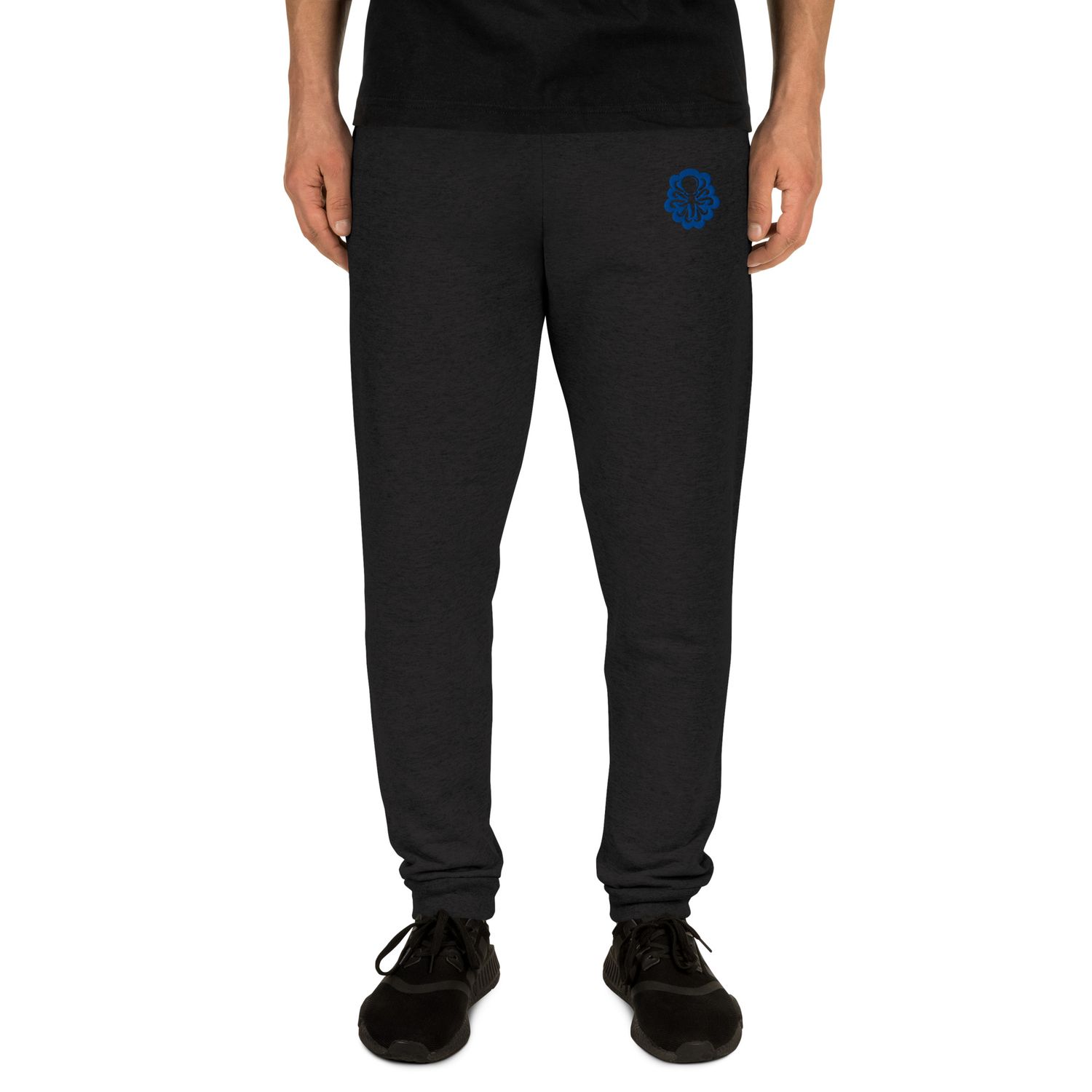 Unisex Joggers Blue logo
