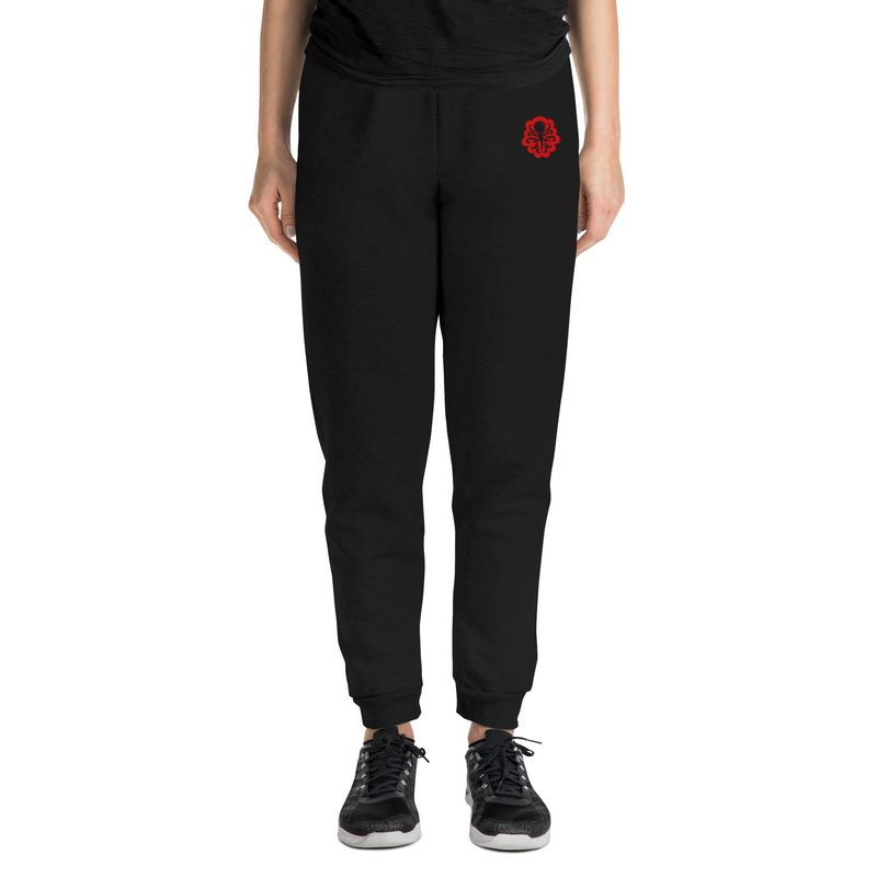 Unisex Joggers Red logo