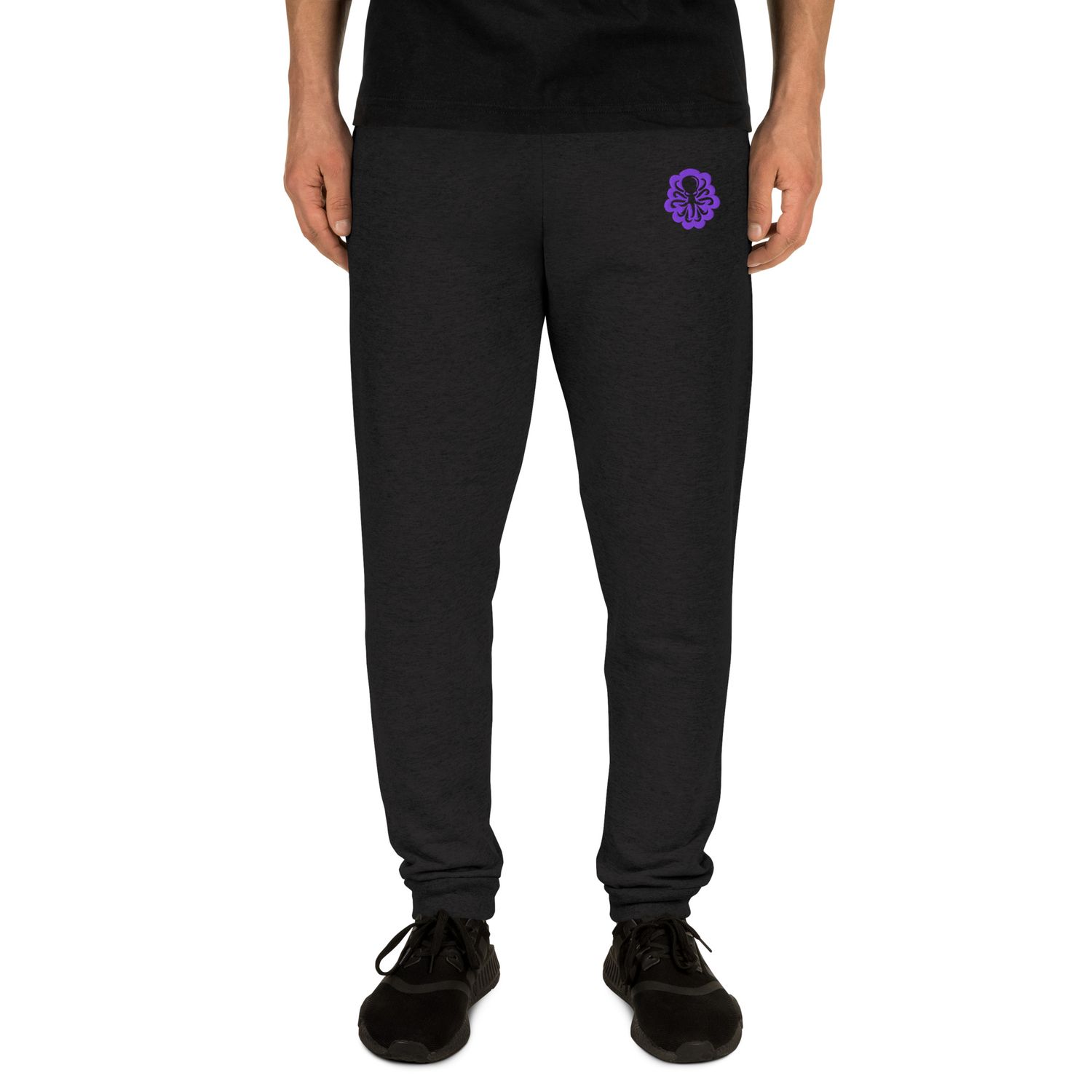 Unisex Joggers Purple logo