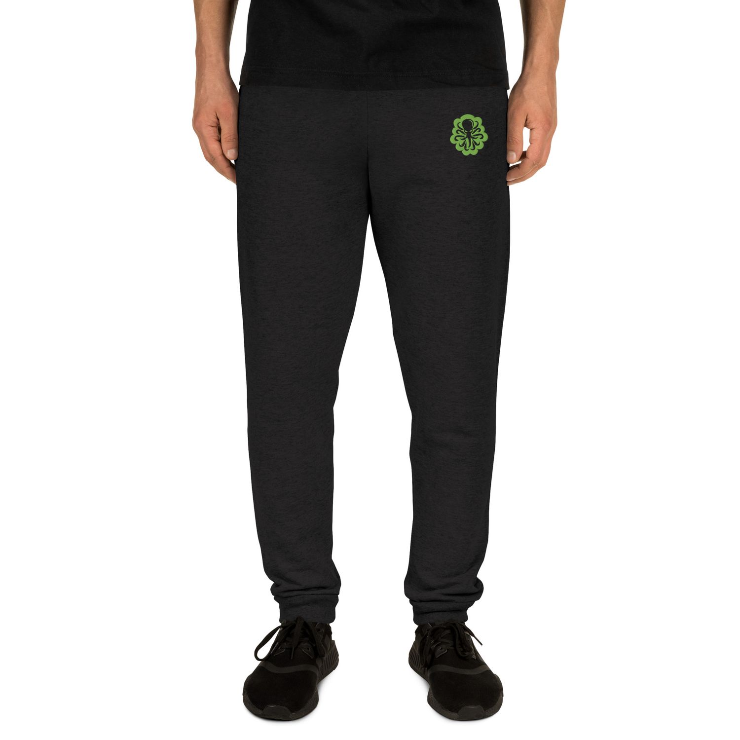Unisex Joggers Khaki logo