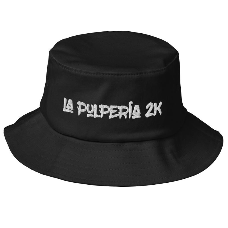 Old School Bucket Hat letters