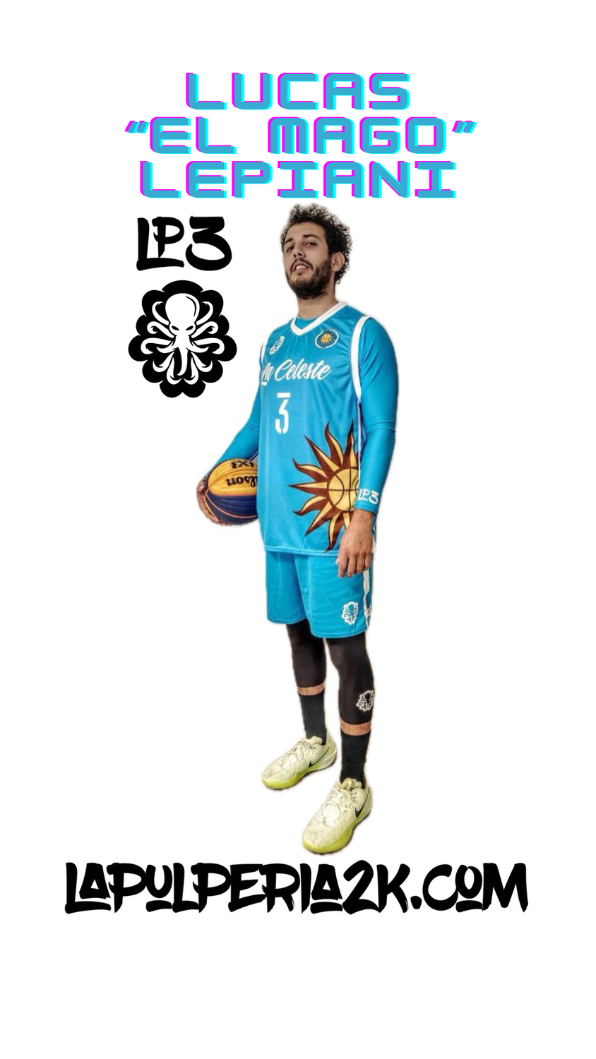 Lepiani Basketball jersey La Celeste B