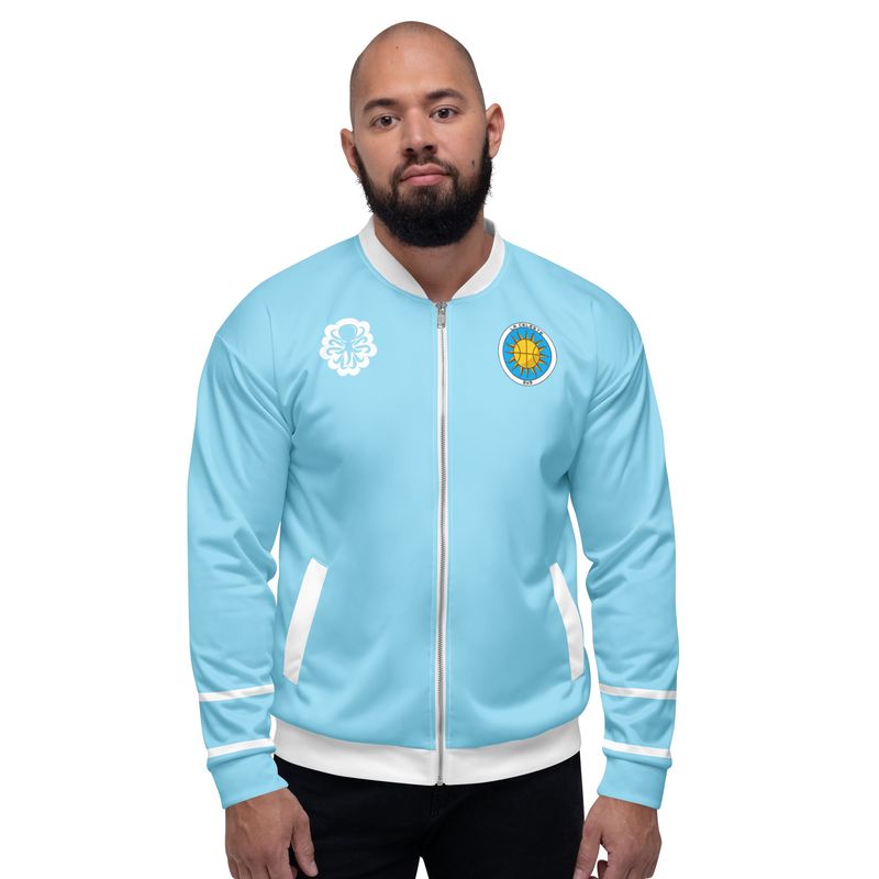 La Celeste Bomber Jacket