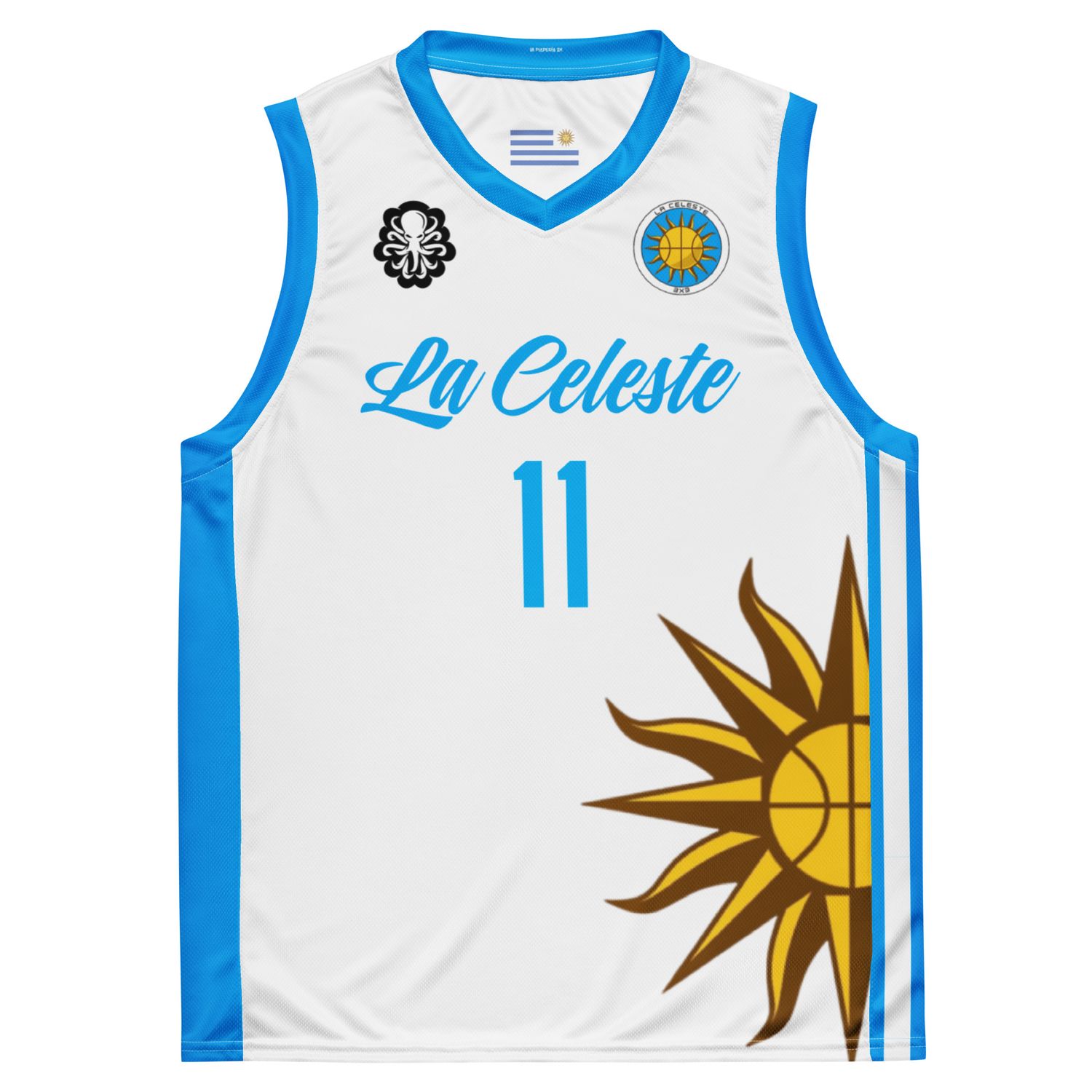 Cebolla La Celeste basketball jersey