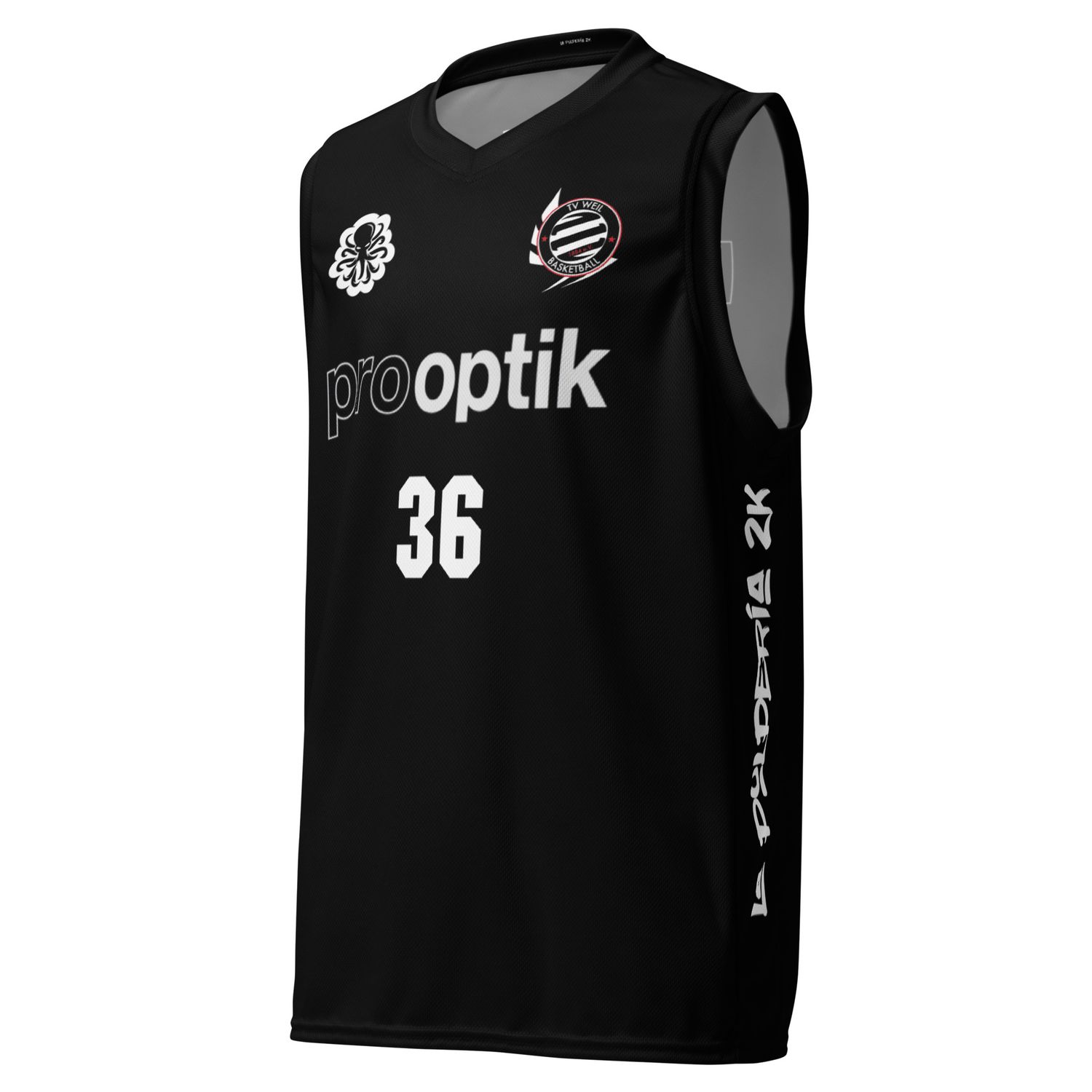 Basketball jersey TV Weil Black CACCIOTTI