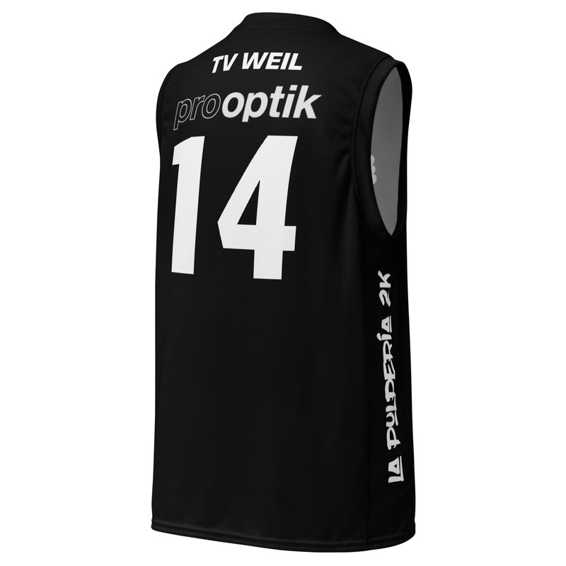 Basketball jersey TV Weil Black 14