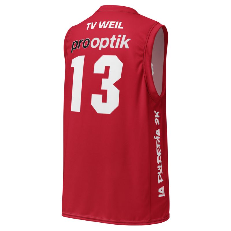 Basketball jersey TV Weil Red 13