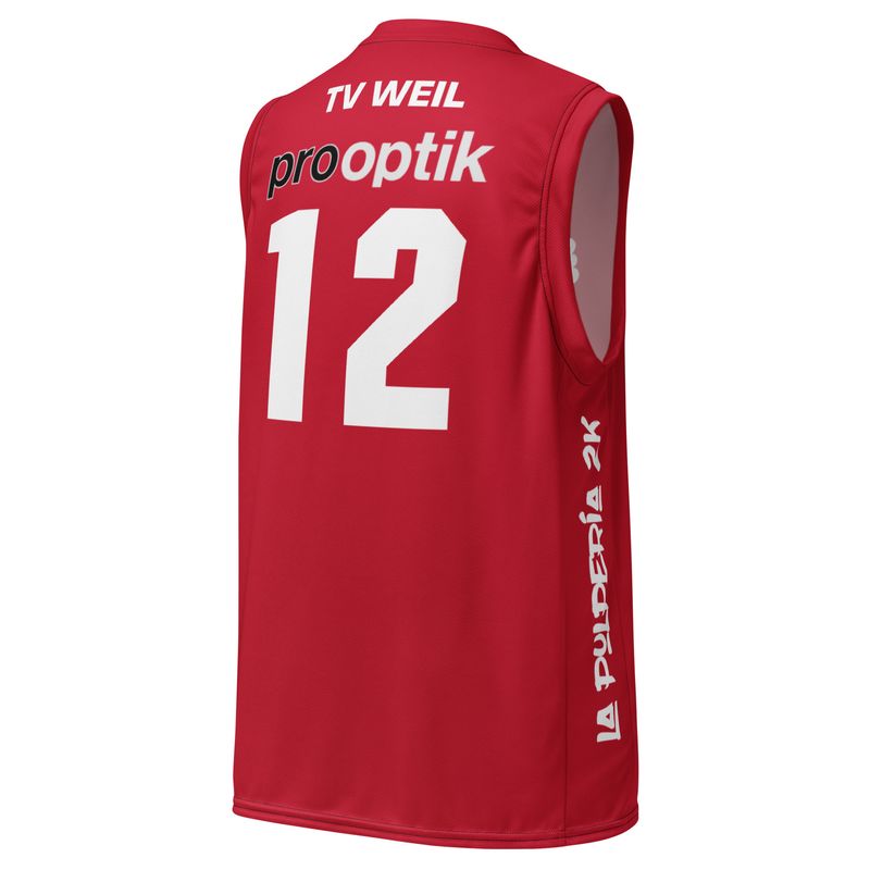 Basketball jersey TV Weil Red 12