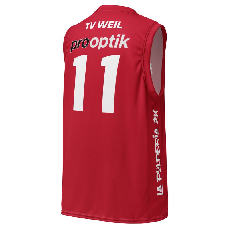 Basketball jersey TV Weil Red 11