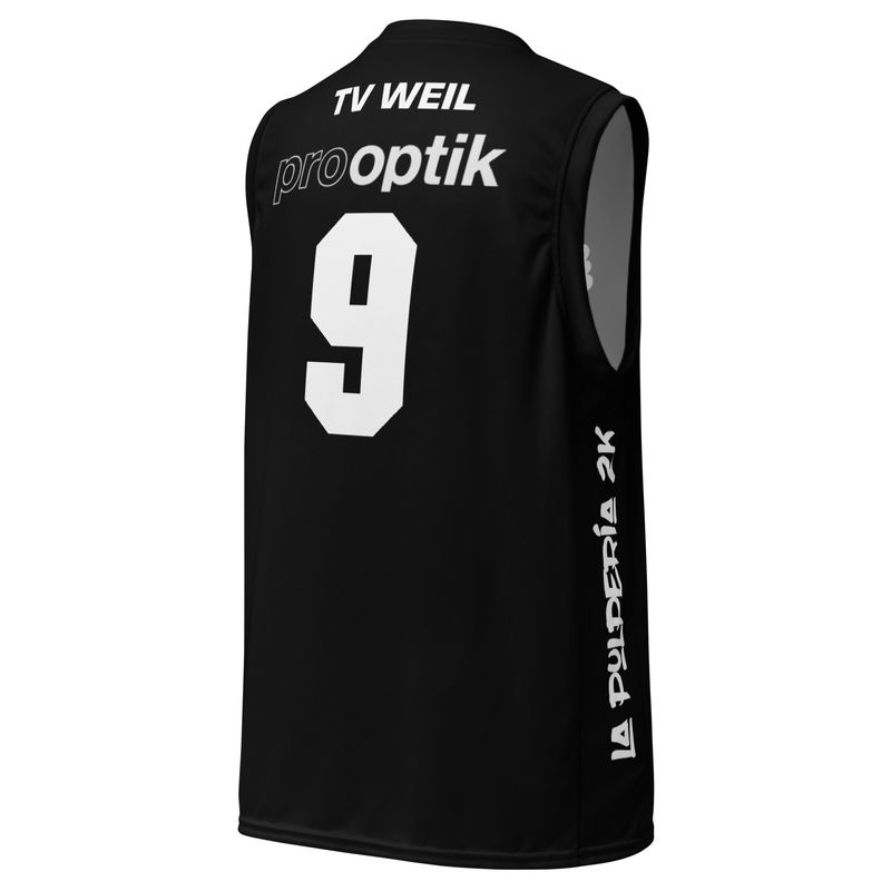 Basketball jersey TV Weil Black 9