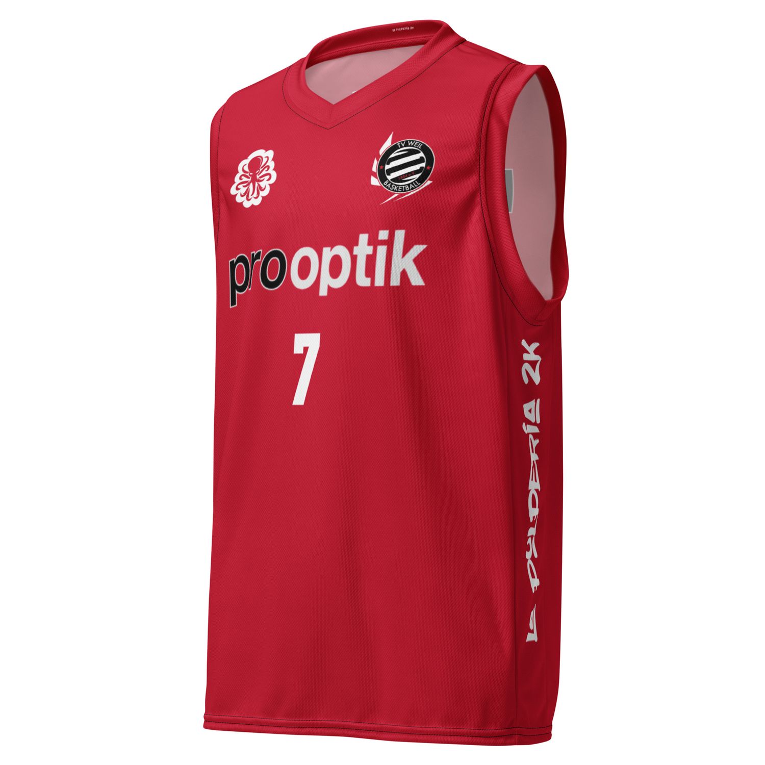 Basketball jersey TV Weil Red 7