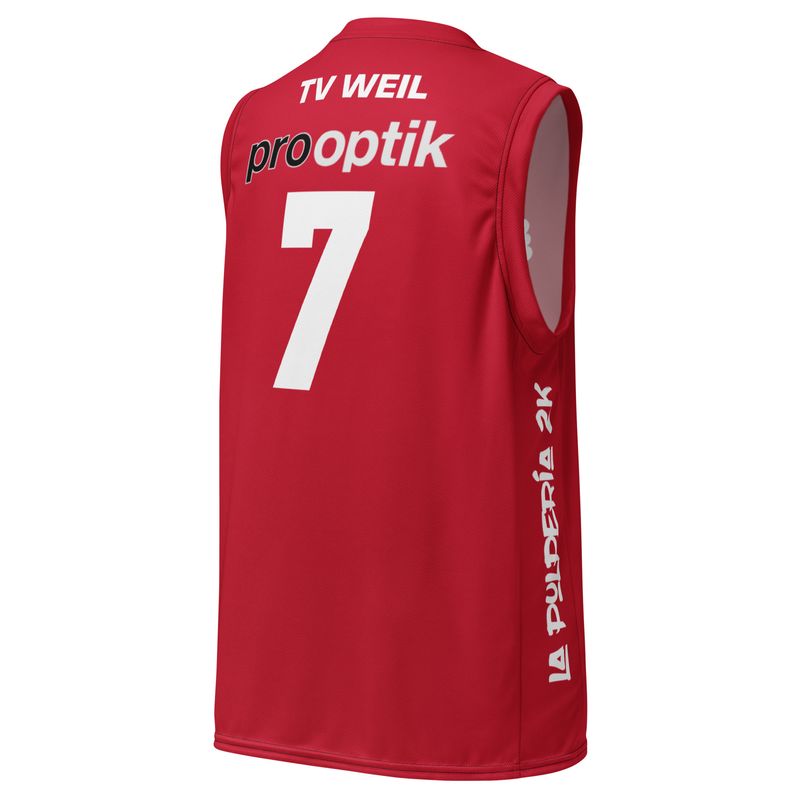Basketball jersey TV Weil Red 7