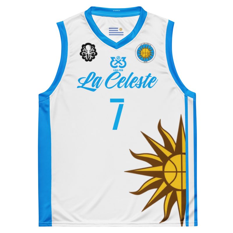 Paula Basketball jersey La Celeste W