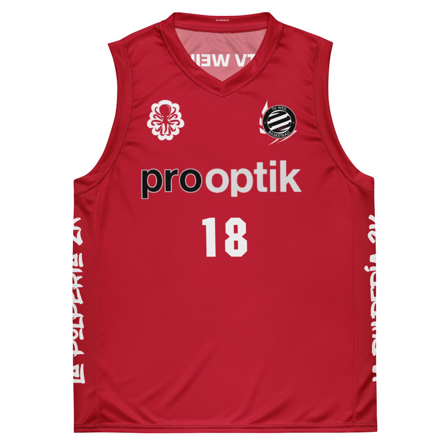 Basketball jersey TV Weil Red 18