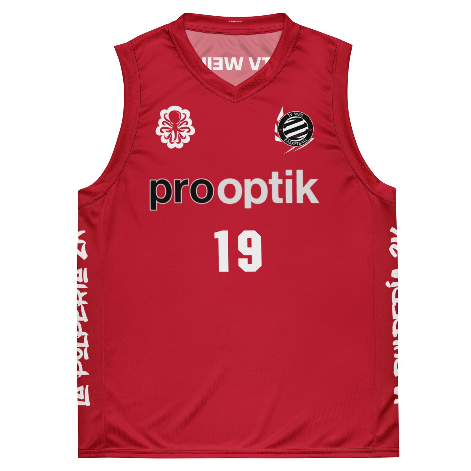 Basketball jersey TV Weil Red 19